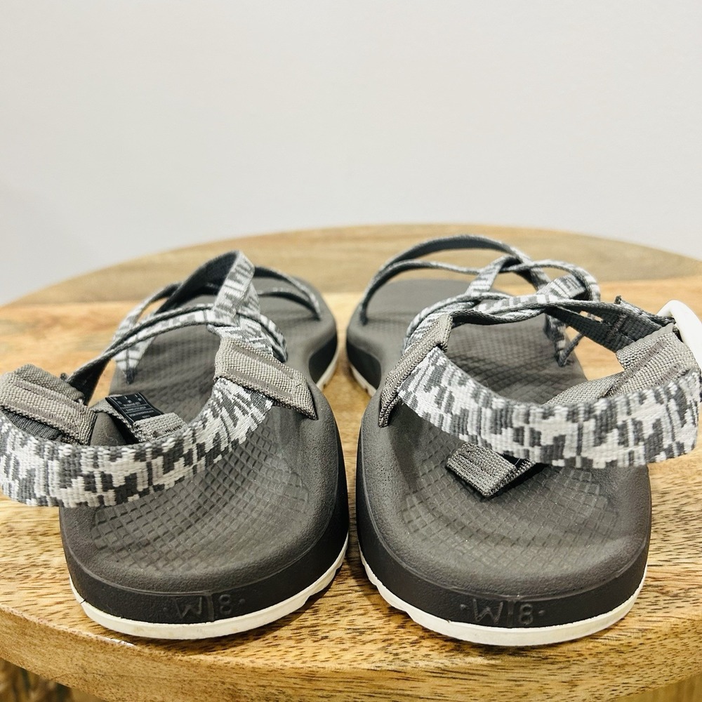 Chaco Women's Z/2 Classic gray white size 8 Euro 39 hiking - Picture 9 of 10